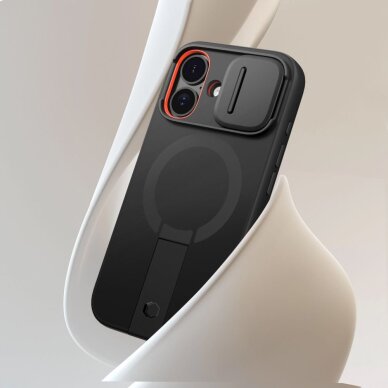 iPhone 17 dėklas Tech-Protect Kevlar Aura su MagSafe – juodas 5