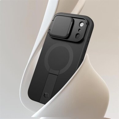 iPhone 17 Pro Max dėklas Tech-Protect Kevlar Aura su MagSafe – juodas 5