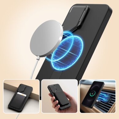 Samsung Galaxy S26 Tech-Protect Kevlar Aura MagSafe dėklas – juodas ir oranžinis 2 Samsung Galaxy S26 Tech-Protect Kevlar Aura MagSafe dėklas – juodas ir oranžinis 2