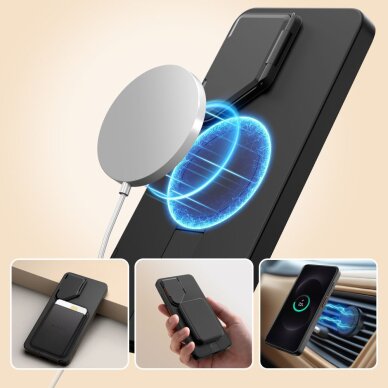 Samsung Galaxy S26 Ultra Tech-Protect Kevlar Aura MagSafe dėklas – juodas ir oranžinis 2 Samsung Galaxy S26 Ultra Tech-Protect Kevlar Aura MagSafe dėklas – juodas ir oranžinis 2