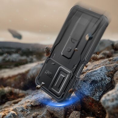 Samsung Galaxy A17 4G / 5G Tech-Protect Kevlar Cam+ dėklas – juodas 4