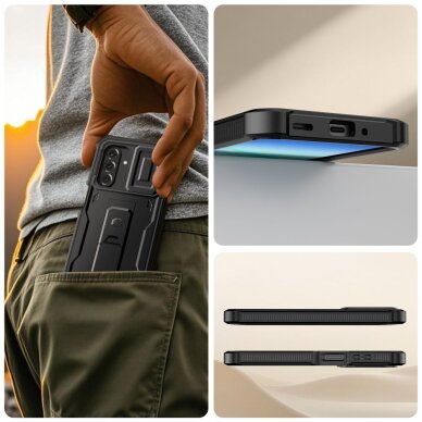 Samsung Galaxy A17 4G / 5G Tech-Protect Kevlar Cam+ dėklas – juodas 5