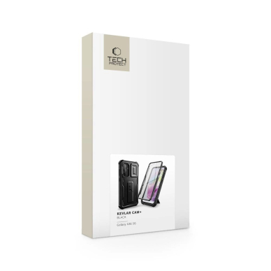 Tech-Protect Kevlar Cam+ Dėklas skirtas Samsung Galaxy A36 5G - Juodas 7
