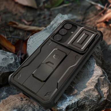 Tech-Protect Kevlar Cam+ Dėklas skirtas Samsung Galaxy S25 - Juodas 5