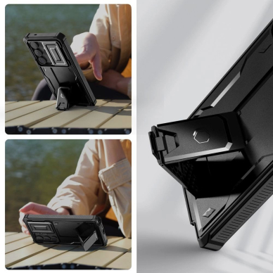 Tech-Protect Kevlar Cam+ Dėklas skirtas Samsung Galaxy S25 Ultra - Juodas 2