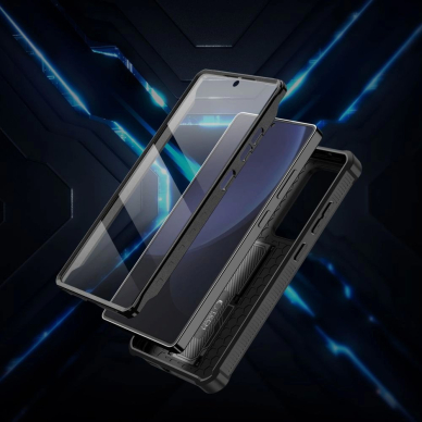 Tech-Protect Kevlar Cam+ Dėklas skirtas Samsung Galaxy S25 Ultra - Juodas 3