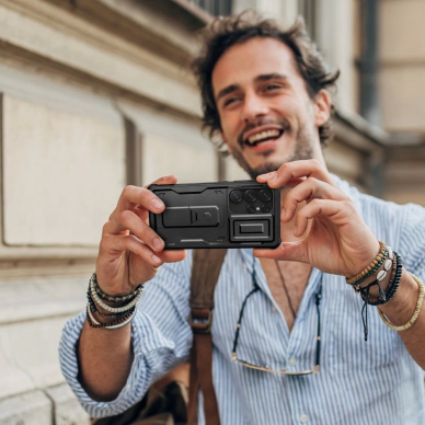 Tech-Protect Kevlar Cam+ Dėklas skirtas Samsung Galaxy S25 Ultra - Juodas 5