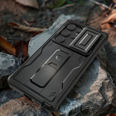 Tech-Protect Kevlar Cam+ Dėklas skirtas Samsung Galaxy S25 Ultra - Juodas 6