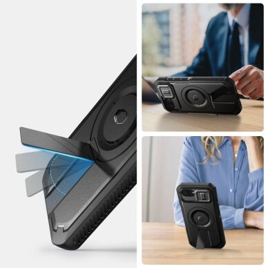 iPhone 16e dėklas Tech-Protect Kevlar su MagSafe – juodas 2 iPhone 16e dėklas Tech-Protect Kevlar su MagSafe – juodas 2