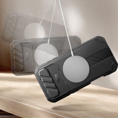 iPhone 17 Air dėklas Tech-Protect Kevlar su MagSafe – juodas 3 iPhone 17 Air dėklas Tech-Protect Kevlar su MagSafe – juodas 3