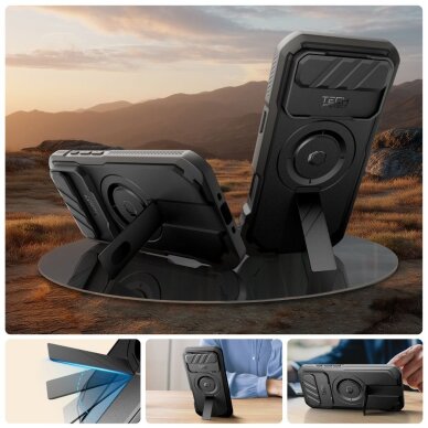 iPhone 17 Air dėklas Tech-Protect Kevlar su MagSafe – juodas 4 iPhone 17 Air dėklas Tech-Protect Kevlar su MagSafe – juodas 4