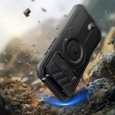 iPhone 17 Air dėklas Tech-Protect Kevlar su MagSafe – juodas 6 iPhone 17 Air dėklas Tech-Protect Kevlar su MagSafe – juodas 6