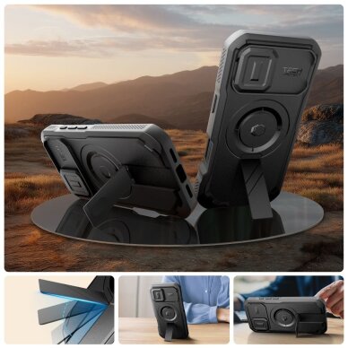 iPhone 17 dėklas Tech-Protect Kevlar su MagSafe – juodas 4 iPhone 17 dėklas Tech-Protect Kevlar su MagSafe – juodas 4