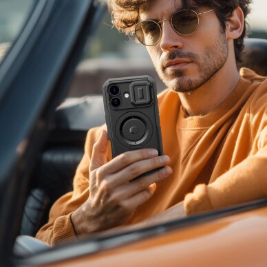 iPhone 17 dėklas Tech-Protect Kevlar su MagSafe – juodas 7 iPhone 17 dėklas Tech-Protect Kevlar su MagSafe – juodas 7