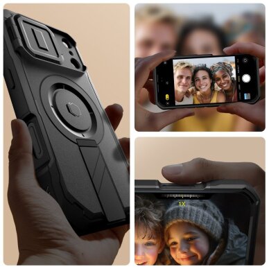 iPhone 17 Pro Max dėklas Tech-Protect Kevlar su MagSafe – juodas 2 iPhone 17 Pro Max dėklas Tech-Protect Kevlar su MagSafe – juodas 2