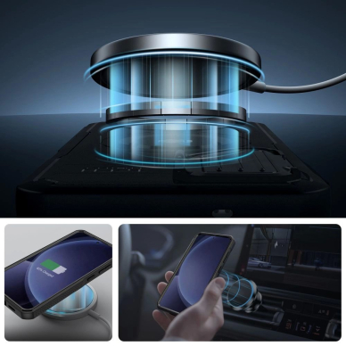 Tech-Protect Kevlar MagSafe+ Dėklas skirtas Samsung Galaxy S25 Plus - Juodas 5 Tech-Protect Kevlar MagSafe+ Dėklas skirtas Samsung Galaxy S25 Plus - Juodas 5