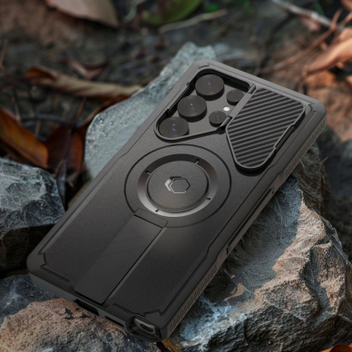 Tech-Protect Kevlar MagSafe+ Dėklas skirtas Samsung Galaxy S25 Ultra - Juodas 6 Tech-Protect Kevlar MagSafe+ Dėklas skirtas Samsung Galaxy S25 Ultra - Juodas 6