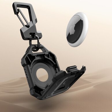 Apple AirTag 1 / 2 Tech-Protect Kevlar Pro dėklas – juodas 2 Apple AirTag 1 / 2 Tech-Protect Kevlar Pro dėklas – juodas 2