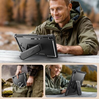 Samsung Galaxy Tab A9+ / A11+ Tech-Protect Kevlar Pro dėklas – juodas 1