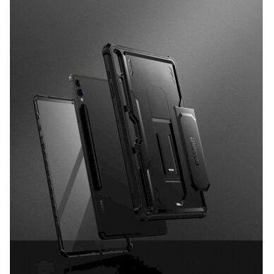 Tech-Protect Kevlar Pro Dėklas Samsung Galaxy Tab S9+ 12.4 X810 / X816B - Juodas 2 Tech-Protect Kevlar Pro Dėklas Samsung Galaxy Tab S9+ 12.4 X810 / X816B - Juodas 2