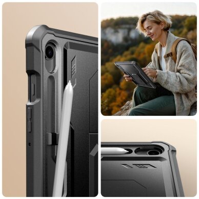 Samsung Galaxy Tab S9 Tech-Protect Kevlar Pro dėklas – juodas 1