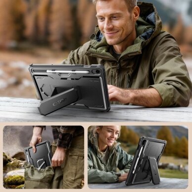 Samsung Galaxy Tab S9 Tech-Protect Kevlar Pro dėklas – juodas 2