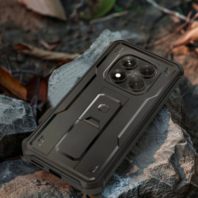 Xiaomi Redmi Note 14 Pro 5G / Poco X7 5G – Tech-Protect Kevlar Pro dėklas - Juodas 5