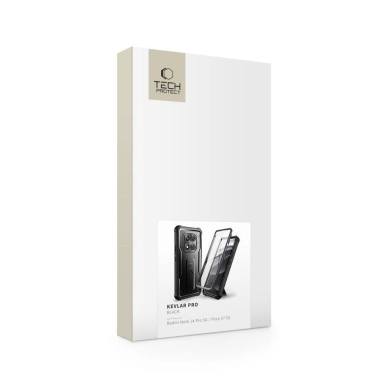 Xiaomi Redmi Note 14 Pro 5G / Poco X7 5G – Tech-Protect Kevlar Pro dėklas - Juodas 7