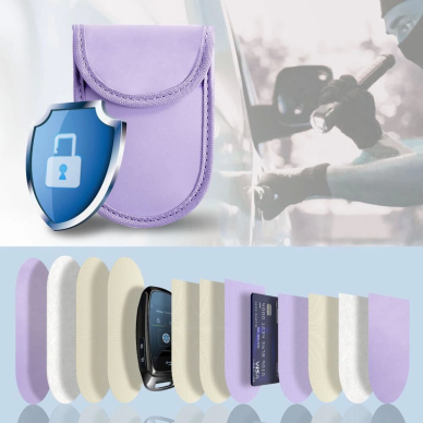 Tech-Protect KLR100 RFID Blocking Car Key Dėklas - Violetinis 1 Tech-Protect KLR100 RFID Blocking Car Key Dėklas - Violetinis 1