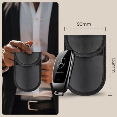 RFID dėklas Tech-Protect KLR100 – juodas 5