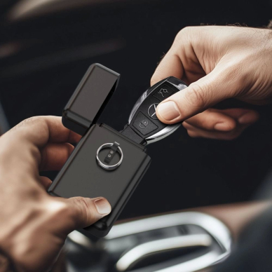 Tech-Protect KLR200 metalinis automobilio raktų dėklas su RFID apsauga - juodas 4