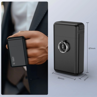 Automobilio raktas – Tech-Protect KLR200 metalinis dėklas su RFID apsauga - Juodas 7