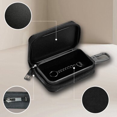 Tech-Protect KLR300 automobilio raktų apsauginis dėklas nuo vagystės – juodas 2