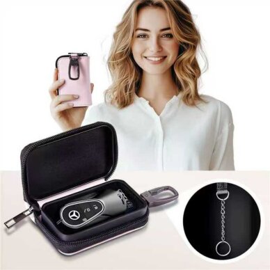 Tech-Protect KLR300 RFID Blokuojantis automobilio raktų dėklas – rožinis 1