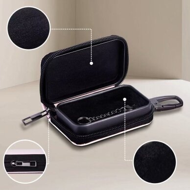 Tech-Protect KLR300 RFID Blokuojantis automobilio raktų dėklas – rožinis 5