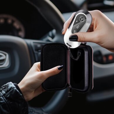 Tech-Protect KLR300 RFID Blokuojantis automobilio raktų dėklas – rožinis 6