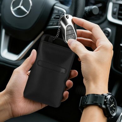 Tech-Protect KLR400 apsauginis automobilio raktų dėklas nuo vagystės – juodas 6