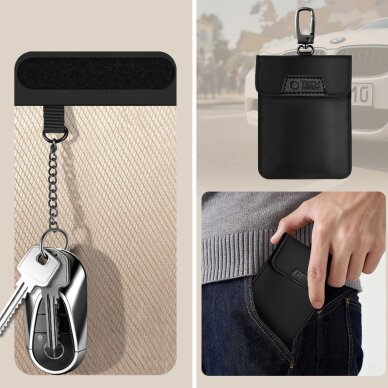 Tech-Protect KLR400 apsauginis automobilio raktų dėklas nuo vagystės – juodas 7 Tech-Protect KLR400 apsauginis automobilio raktų dėklas nuo vagystės – juodas 7