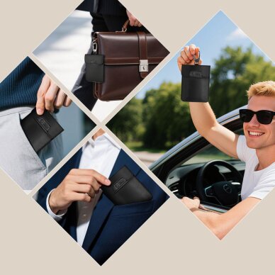 Tech-Protect KLR400 apsauginis automobilio raktų dėklas nuo vagystės – juodas 8