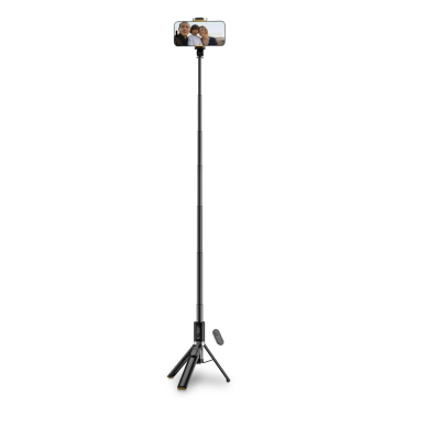 Tech-Protect L08S Bluetooth Asmenukių lazda remote control, tripod up to 141cm - Juodas 1 Tech-Protect L08S Bluetooth Asmenukių lazda remote control, tripod up to 141cm - Juodas 1