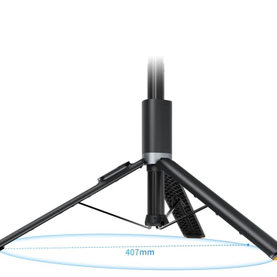 Tech-Protect L08S Bluetooth Asmenukių lazda remote control, tripod up to 141cm - Juodas 6 Tech-Protect L08S Bluetooth Asmenukių lazda remote control, tripod up to 141cm - Juodas 6