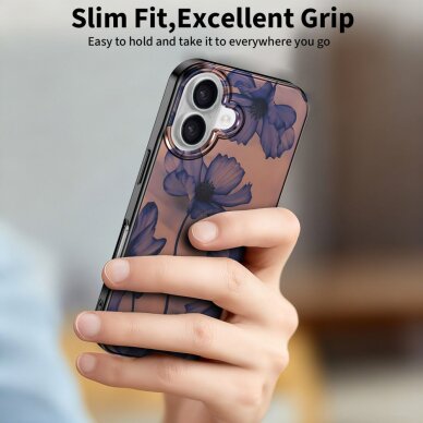 iPhone 16 Tech-Protect Lamano MagSafe dėklas – rudas / violetinis 7 iPhone 16 Tech-Protect Lamano MagSafe dėklas – rudas / violetinis 7