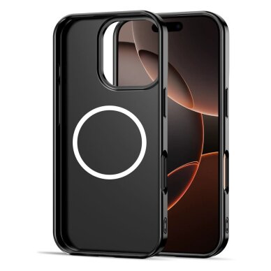 iPhone 16 Pro Max Tech-Protect Lamano MagSafe dėklas – juodas ir raudonas 1