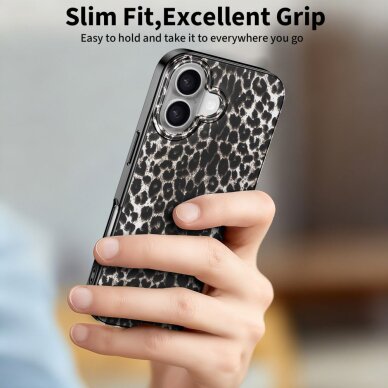 iPhone 17 Tech-Protect Lamano MagSafe dėklas – juodas ir rudas 6