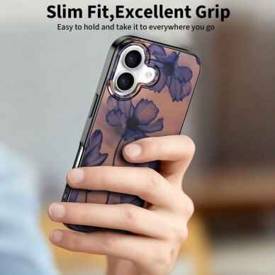 iPhone 17 Tech-Protect Lamano MagSafe dėklas – rudas / violetinis 7 iPhone 17 Tech-Protect Lamano MagSafe dėklas – rudas / violetinis 7