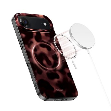 iPhone Air Tech-Protect Lamano MagSafe dėklas – juodas ir raudonas 2