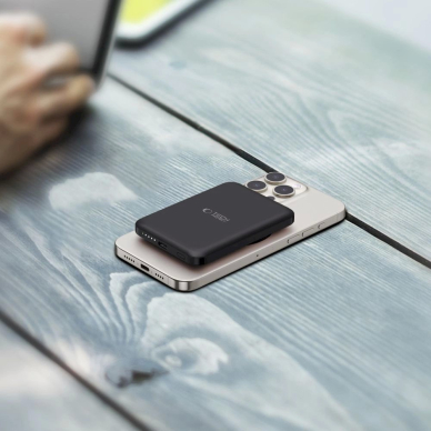 Tech-Protect LifeMag PB10 PowerbankMagSafe 5000mAh 15W USB-C port - Juodas + USB-C Kabelis 7 Tech-Protect LifeMag PB10 PowerbankMagSafe 5000mAh 15W USB-C port - Juodas + USB-C Kabelis 7