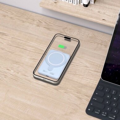 Tech-Protect LifeMag PB10 PowerbankMagSafe 5000mAh 15W USB-C port - blue + USB-C Kabelis 5 Tech-Protect LifeMag PB10 PowerbankMagSafe 5000mAh 15W USB-C port - blue + USB-C Kabelis 5