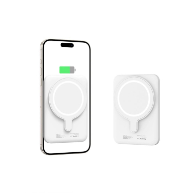 Tech-Protect LifeMag PB10 PowerbankMagSafe 5000mAh 15W USB-C port - baltas + USB-C Kabelis 2 Tech-Protect LifeMag PB10 PowerbankMagSafe 5000mAh 15W USB-C port - baltas + USB-C Kabelis 2