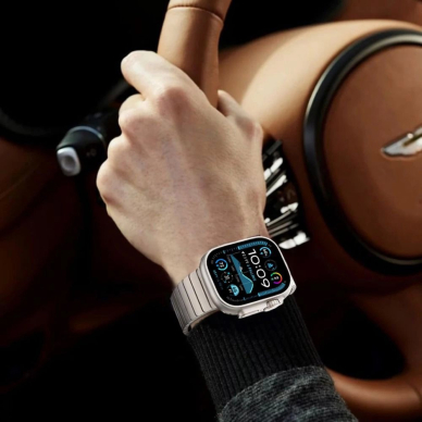 Apple Watch 44 / 45 / 46 / 49 mm Tech-Protect LinkBand apyrankė – juoda 3
